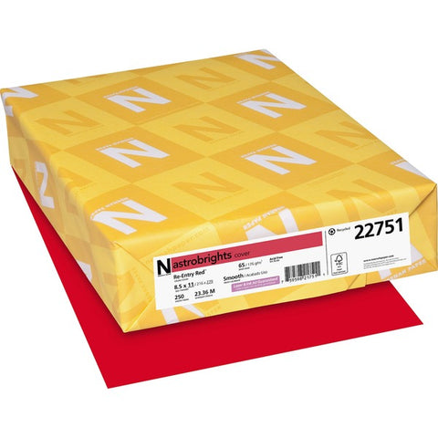 Neenah Paper, Inc Color Card Stock - Re-Entry Red
